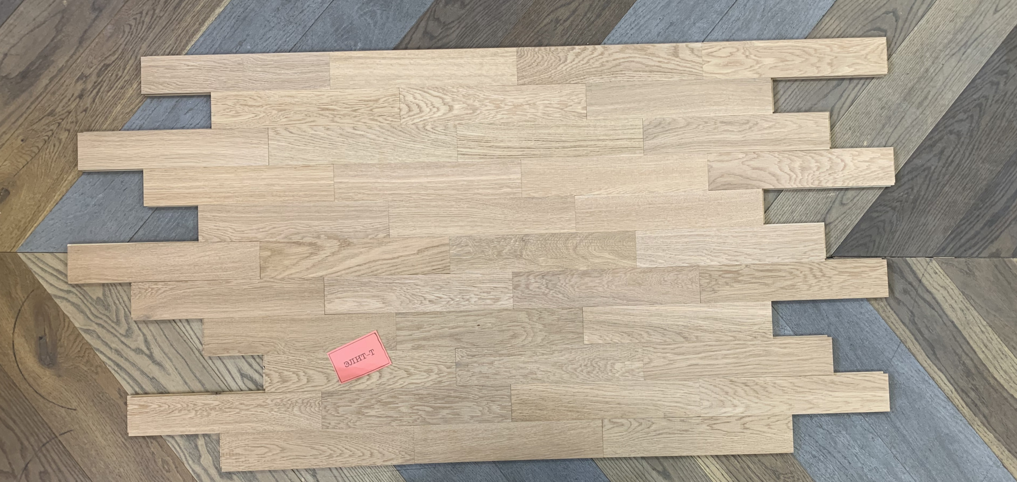 Штучный паркет Старый мастер Дуб Табачный-элит 490х70х15мм